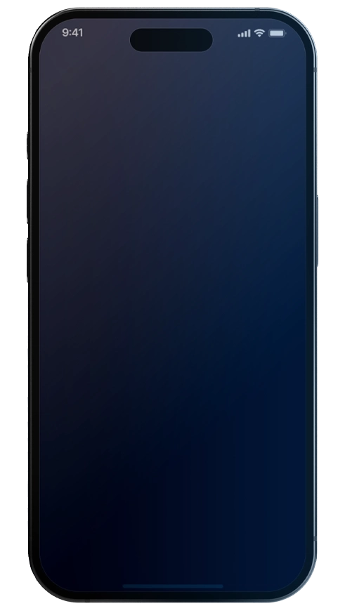 Interfaccia di trading mobile di Kaltrixo